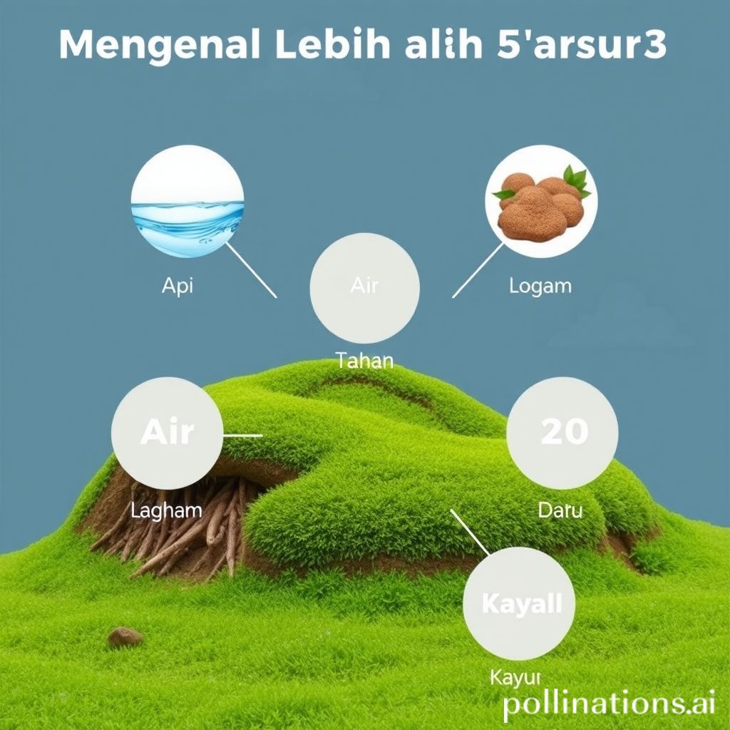 Mengenal Lebih Dalam 5Unsur3: Api, Air, Tanah, Logam, dan Kayu